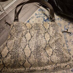 Stella & Dot snakeskin bag w/ wallet
